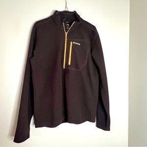 Simms‎ 1/2 Zip Pullover Fly Fishing 100% Polyester Sweater Men’s SP